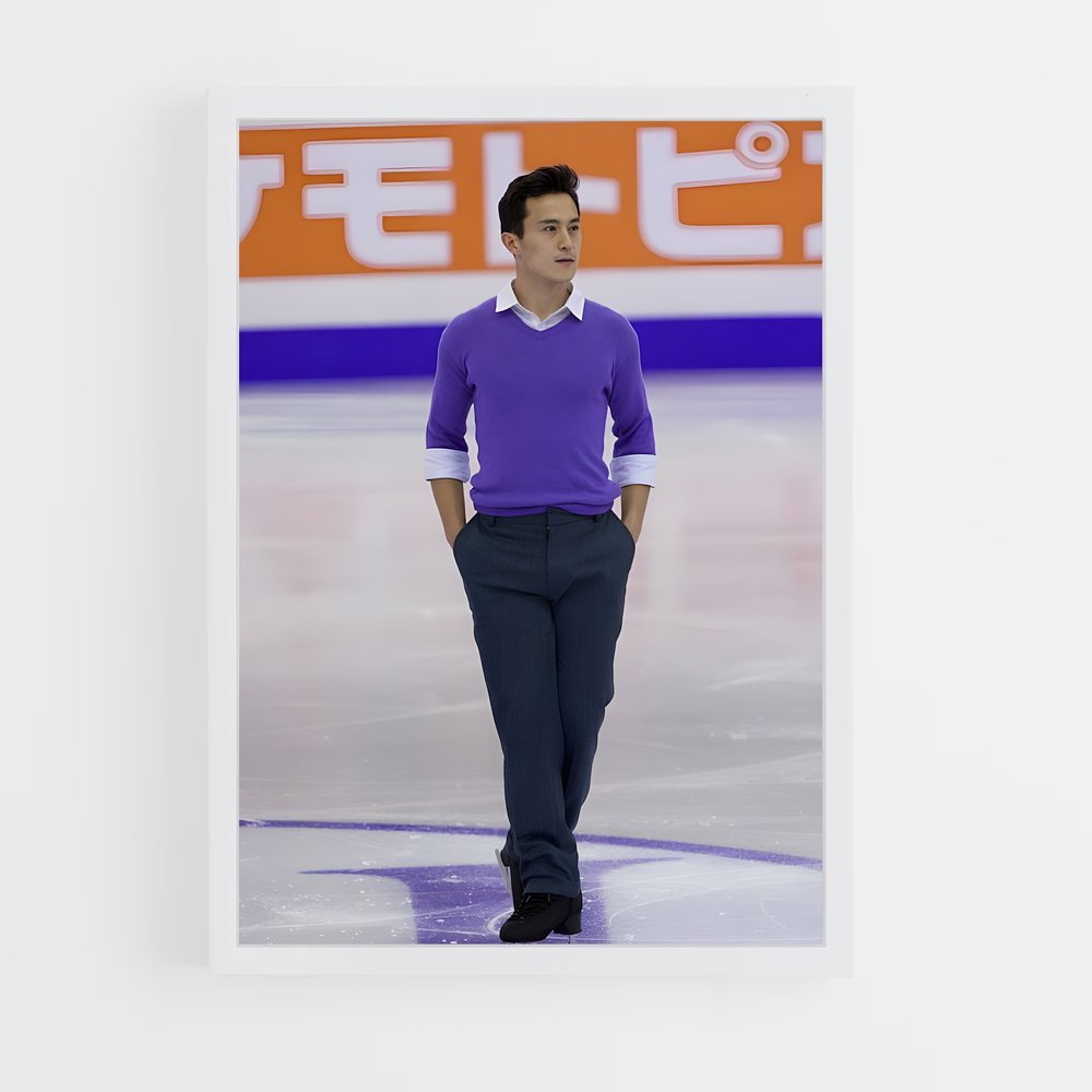Poster Patrick de chan – affiche Patinage artistique (vue 3)